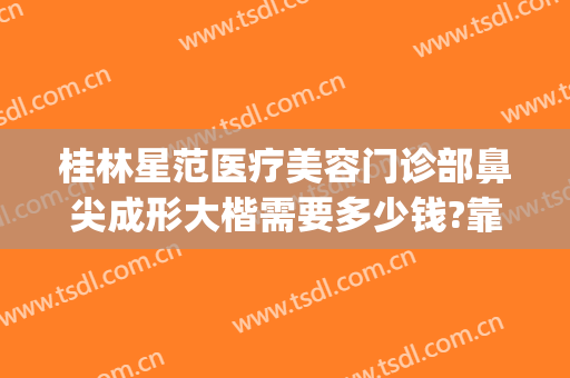 桂林星范医疗美容门诊部鼻尖成形大楷需要多少钱?靠谱吗?(桂林星范医疗美容有限公司)