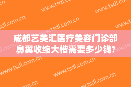 成都艺美汇医疗美容门诊部鼻翼收缩大楷需要多少钱?怎么样?(成都艺美汇国际医疗美容院怎么样)