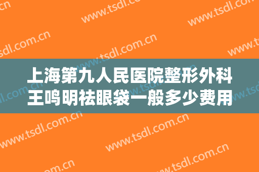 上海第九人民医院整形外科王鸣明祛眼袋一般多少费用?靠谱吗?(上海第九整形美容医院做眼袋多少钱)