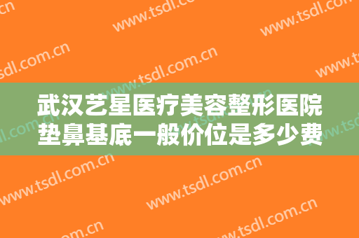 武汉艺星医疗美容整形医院垫鼻基底一般价位是多少费用?有哪些优势?