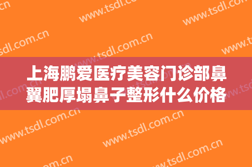 上海鹏爱医疗美容门诊部鼻翼肥厚塌鼻子整形什么价格?好不好?(鹏爱美容整形医院好不好)