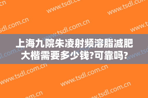 上海九院朱凌射频溶脂减肥大楷需要多少钱?可靠吗?