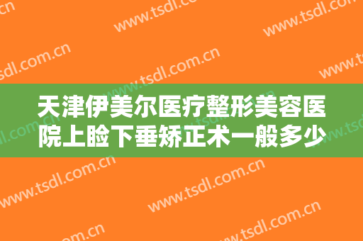 天津伊美尔医疗整形美容医院上睑下垂矫正术一般多少费用?有哪些优势?