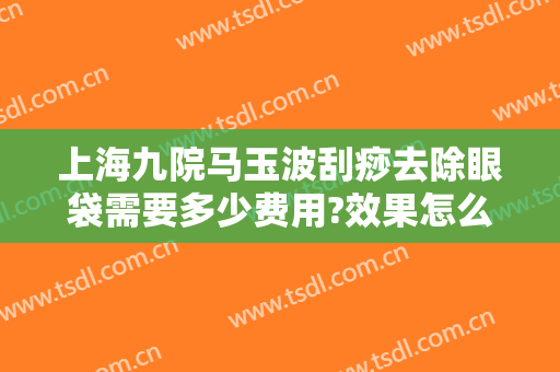 上海九院马玉波刮痧去除眼袋需要多少费用?效果怎么样?