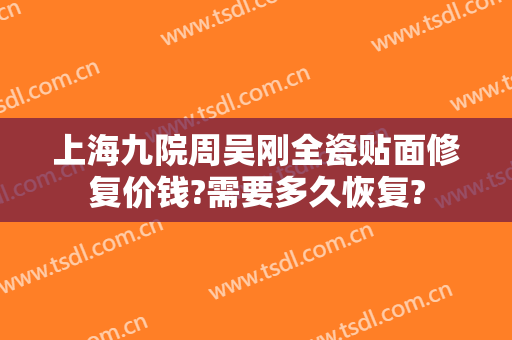 上海九院周吴刚全瓷贴面修复价钱?需要多久恢复?