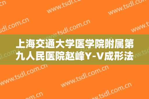 上海交通大学医学院附属第九人民医院赵峰Y-V成形法眉毛整形价格表!怎么样?