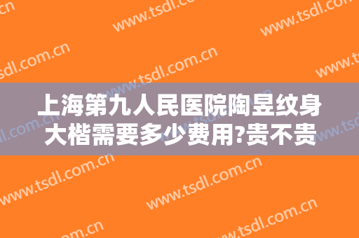 上海第九人民医院陶昱纹身大楷需要多少费用?贵不贵?