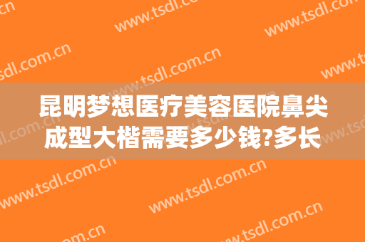 昆明梦想医疗美容医院鼻尖成型大楷需要多少钱?多长时间恢复?(昆明医院鼻部整形)