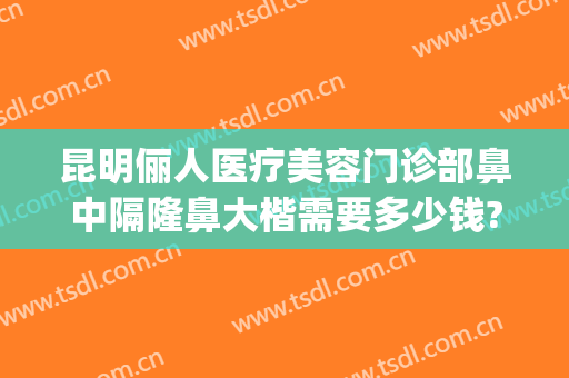 昆明俪人医疗美容门诊部鼻中隔隆鼻大楷需要多少钱?需要多久恢复?(昆明俪人医疗美容医院)