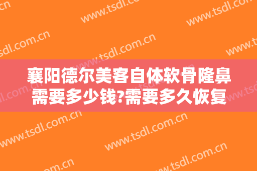 襄阳德尔美客自体软骨隆鼻需要多少钱?需要多久恢复?