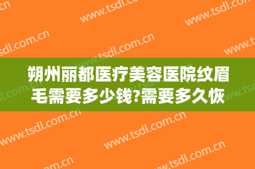 朔州丽都医疗美容医院纹眉毛需要多少钱?需要多久恢复?(朔州市纹眉哪里好)