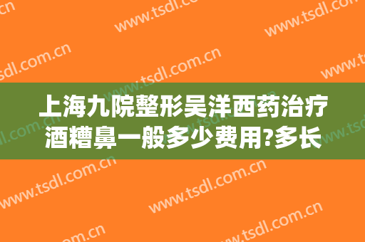 上海九院整形吴洋西药治疗酒糟鼻一般多少费用?多长时间恢复?(上海九院鼻子整形需要多少钱)