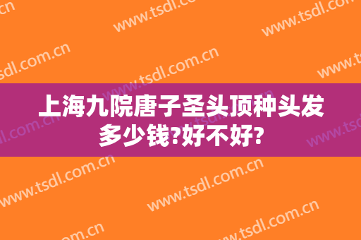 上海九院唐子圣头顶种头发多少钱?好不好?