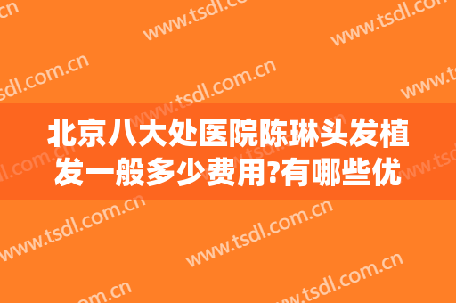 北京八大处医院陈琳头发植发一般多少费用?有哪些优势?(八大处医疗整形医院植发)