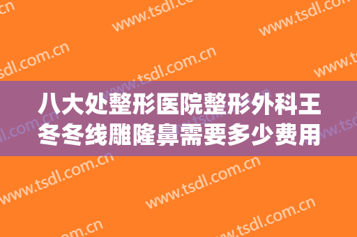 八大处整形医院整形外科王冬冬线雕隆鼻需要多少费用?有哪些优势?(北京八大处整形医生推荐)