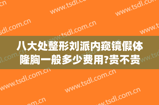 八大处整形刘派内窥镜假体隆胸一般多少费用?贵不贵?(八大处整形假体隆胸价格多少)