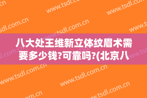 八大处王维新立体纹眉术需要多少钱?可靠吗?(北京八大处提眉手术多少钱)