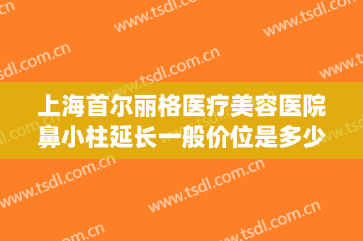 上海首尔丽格医疗美容医院鼻小柱延长一般价位是多少?好不好?(上海首尔丽格鼻子案例)