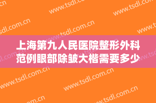 上海第九人民医院整形外科范例眼部除皱大楷需要多少钱?贵不贵?(上海第九整形美容医院做双眼皮多少钱)