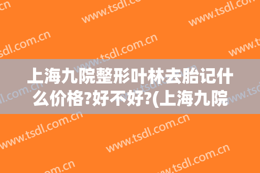 上海九院整形叶林去胎记什么价格?好不好?(上海九院祛胎记价格)