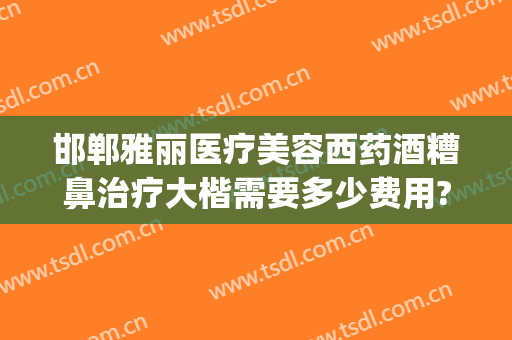 邯郸雅丽医疗美容西药酒糟鼻治疗大楷需要多少费用?多长时间恢复?(医院治疗酒糟鼻大概多少钱)
