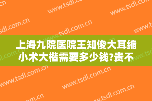上海九院医院王知俊大耳缩小术大楷需要多少钱?贵不贵?