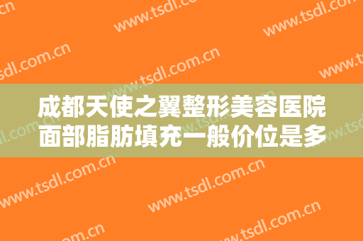 成都天使之翼整形美容医院面部脂肪填充一般价位是多少费用?可靠吗?