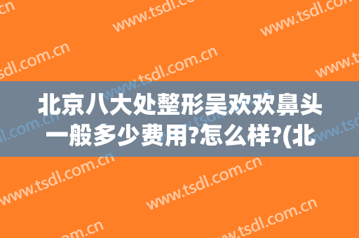 北京八大处整形吴欢欢鼻头一般多少费用?怎么样?(北京八大处隆鼻)