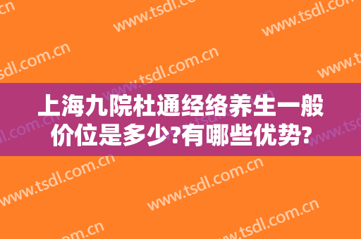 上海九院杜通经络养生一般价位是多少?有哪些优势?