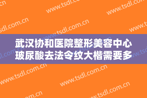 武汉协和医院整形美容中心玻尿酸去法令纹大楷需要多少费用?靠谱吗?