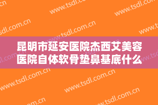 昆明市延安医院杰西艾美容医院自体软骨垫鼻基底什么价格?效果怎么样?