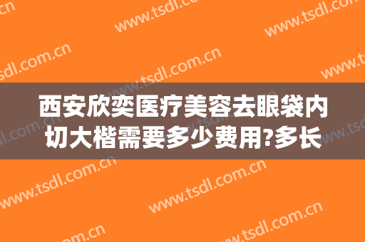 西安欣奕医疗美容去眼袋内切大楷需要多少费用?多长时间恢复?(西安那个医院做眼袋的价格)