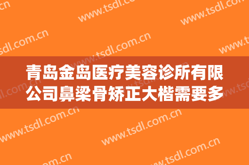 青岛金岛医疗美容诊所有限公司鼻梁骨矫正大楷需要多少钱?怎么样?(青岛隆鼻比较好的医生)