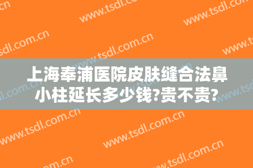 上海奉浦医院皮肤缝合法鼻小柱延长多少钱?贵不贵?