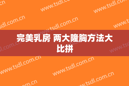 完美乳房 两大隆胸方法大比拼