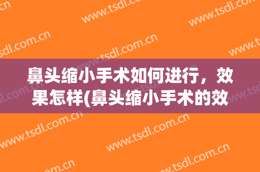 鼻头缩小手术如何进行，效果怎样(鼻头缩小手术的效果)
