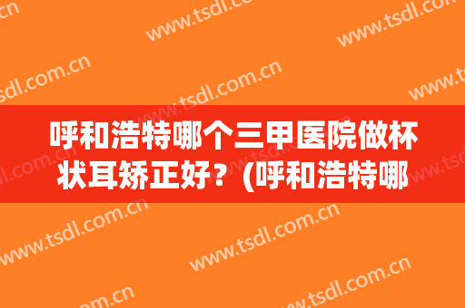 呼和浩特哪个三甲医院做杯状耳矫正好？(呼和浩特哪个三甲医院做杯状耳矫正好呢)