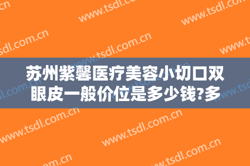苏州紫馨医疗美容小切口双眼皮一般价位是多少钱?多长时间恢复?