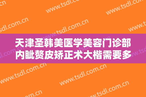 天津圣韩美医学美容门诊部内眦赘皮矫正术大楷需要多少费用?好不好?
