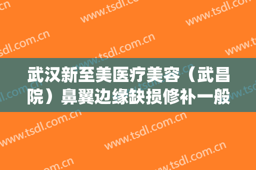 武汉新至美医疗美容（武昌院）鼻翼边缘缺损修补一般多少钱?好不好?(新至美医疗整形医院)