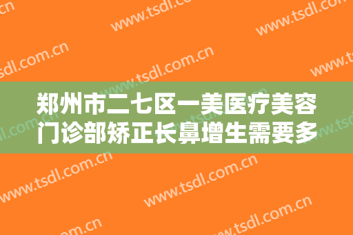 郑州市二七区一美医疗美容门诊部矫正长鼻增生需要多少费用?贵不贵?