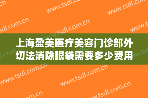上海盈美医疗美容门诊部外切法消除眼袋需要多少费用?靠谱吗?(外切祛眼袋多少钱)