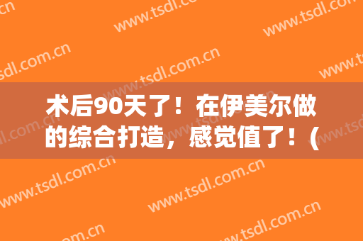 术后90天了！在伊美尔做的综合打造，感觉值了！(伊美尔整形案例)