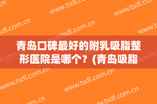 青岛口碑最好的附乳吸脂整形医院是哪个？(青岛吸脂好的医生)