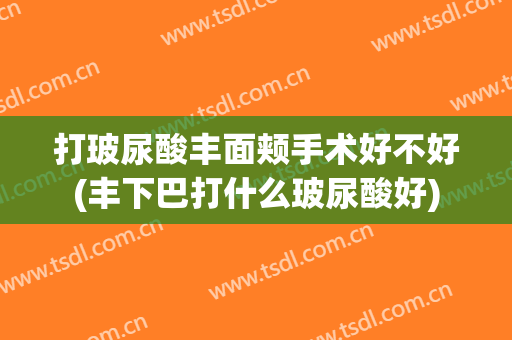 打玻尿酸丰面颊手术好不好(丰下巴打什么玻尿酸好)