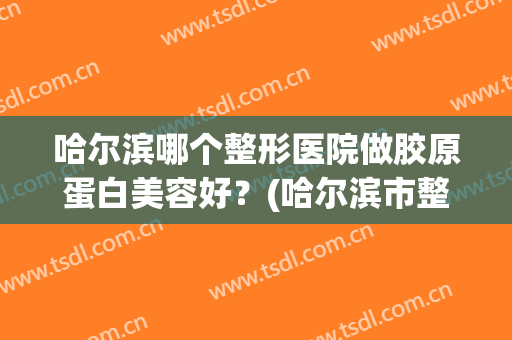 哈尔滨哪个整形医院做胶原蛋白美容好？(哈尔滨市整形医院哪里好)