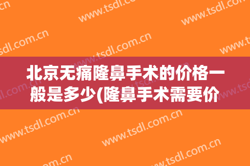 北京无痛隆鼻手术的价格一般是多少(隆鼻手术需要价位)