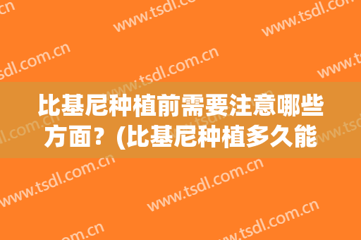 比基尼种植前需要注意哪些方面？(比基尼种植多久能恢复好)