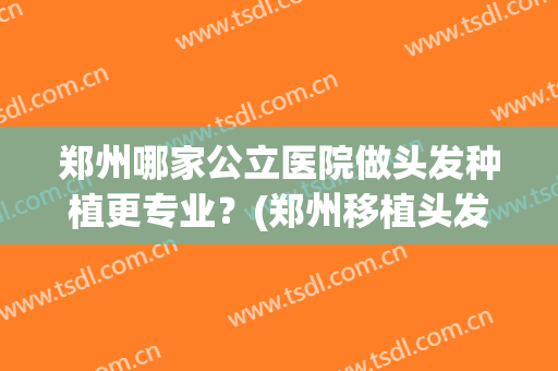 郑州哪家公立医院做头发种植更专业？(郑州移植头发比较好的医院)