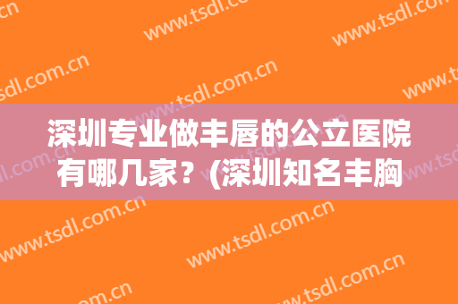 深圳专业做丰唇的公立医院有哪几家？(深圳知名丰胸医院)